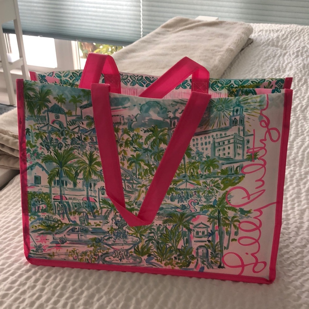 Lilly Pulitzer tote plastic